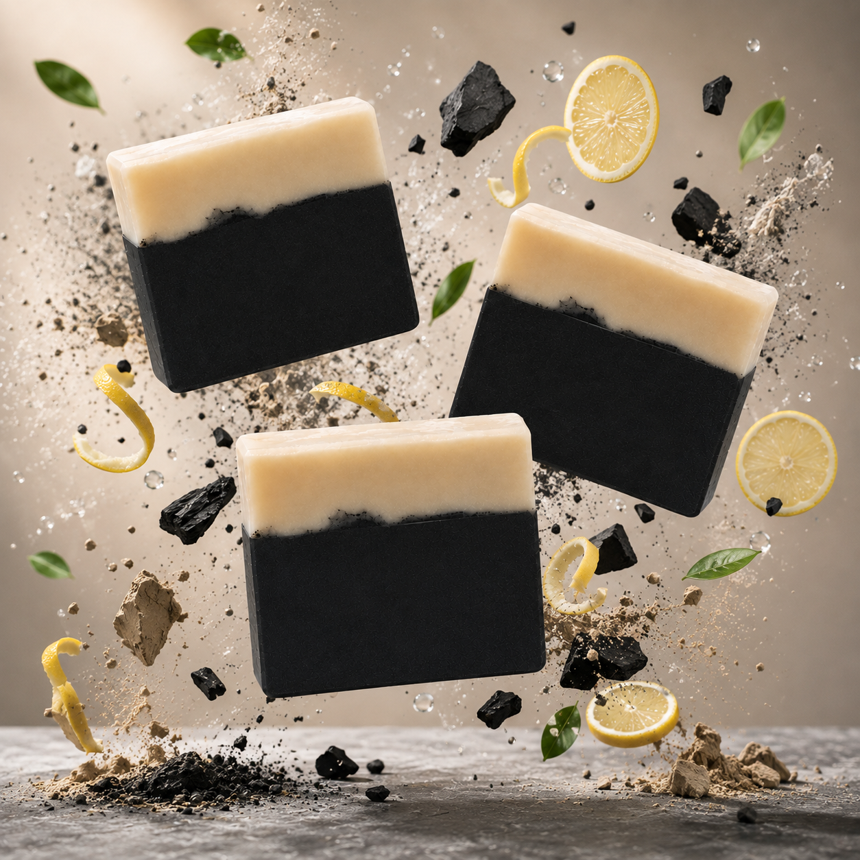Harbicare Activated Charcoal Soap Combo – Pack of 3