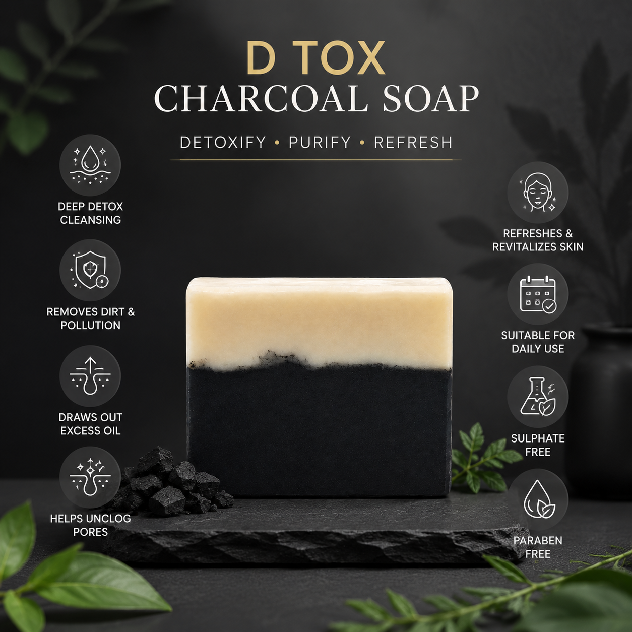 ACTIVATED CHARCOAL SOAP
